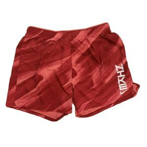 Nike Woven Flow Shorts Men's Size XXL 2XL Red White Short Mid Thigh Dri Fit